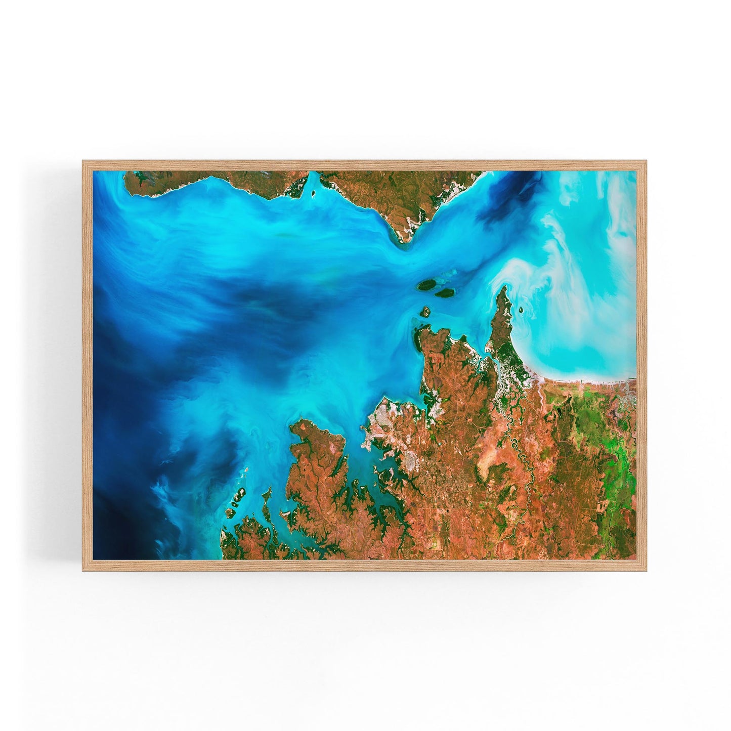 Clarence Strait, Australia Aerial Photograph Wall Art - The Affordable Art Company