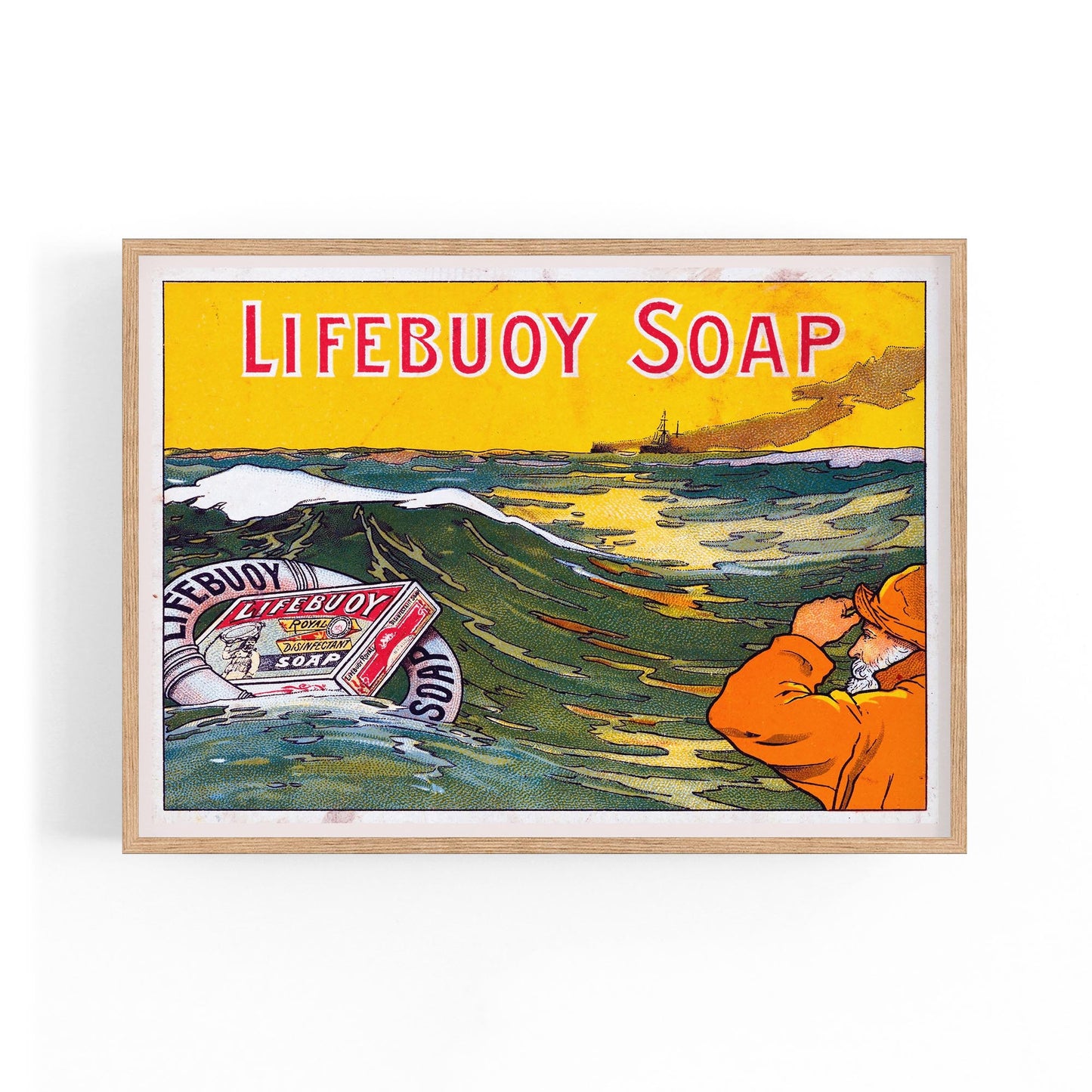 Lifebuoy Soap Laundry Vintage Advert Wall Art - The Affordable Art Company