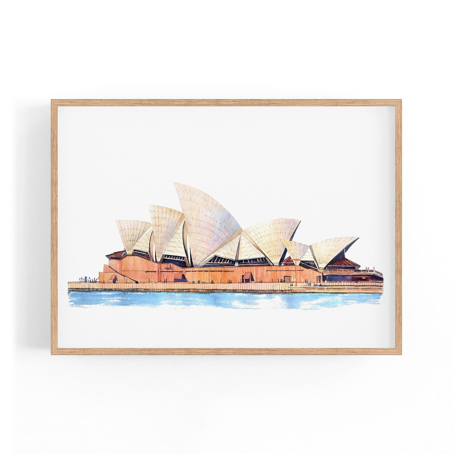 Sydney Opera House Painting Australian Wall Art - The Affordable Art Company