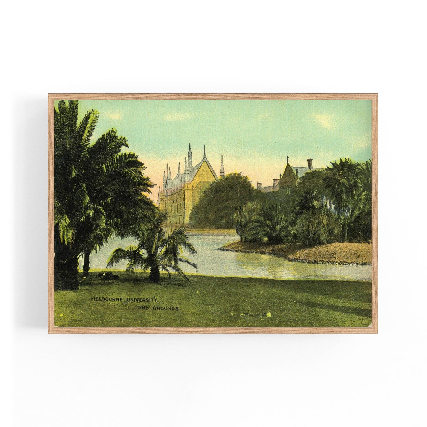 Melbourne University Vintage Artwork Wall Art - The Affordable Art Company