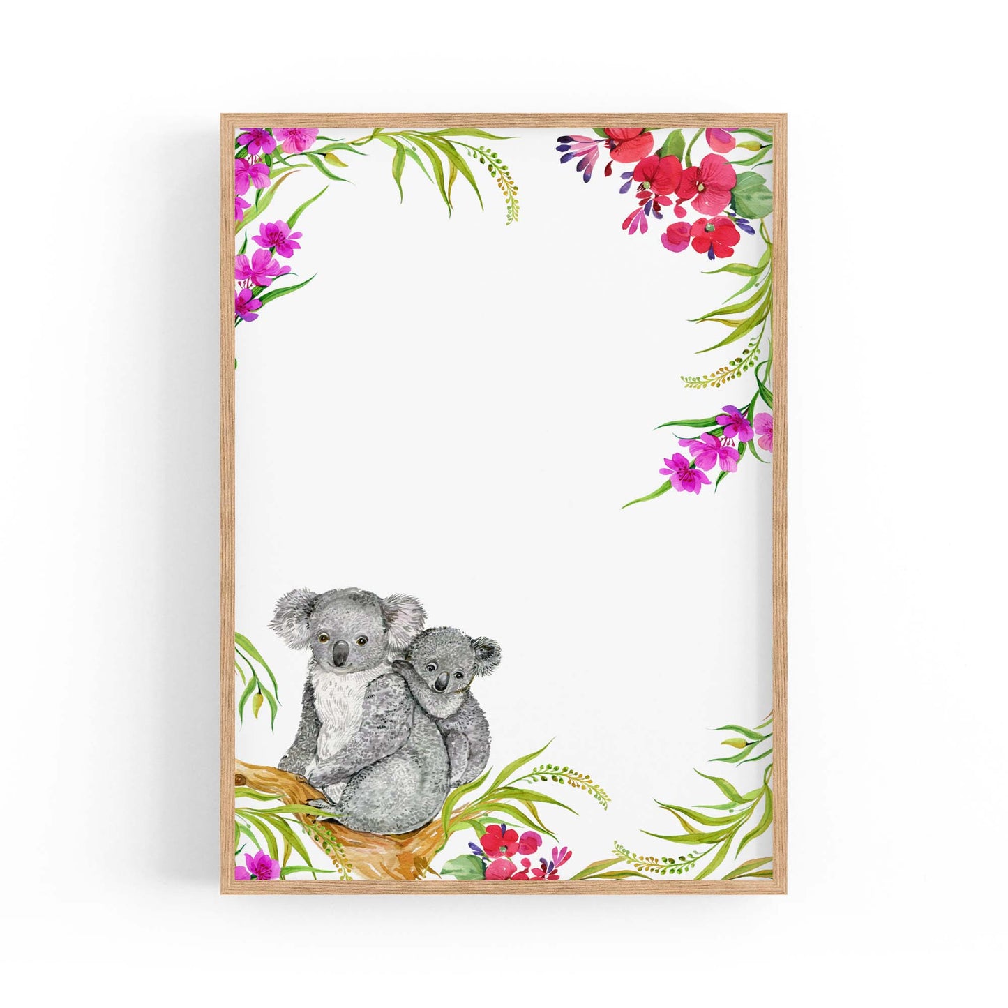 Australian Koala Painting Animal Nursery Wall Art #2 - The Affordable Art Company