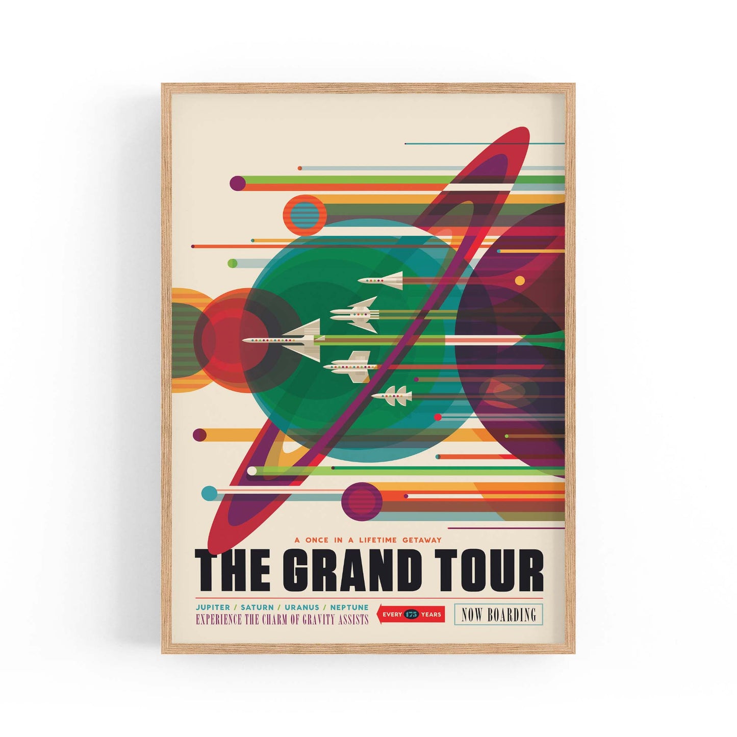 The Grand Tour NASA Space Science Wall Art - The Affordable Art Company