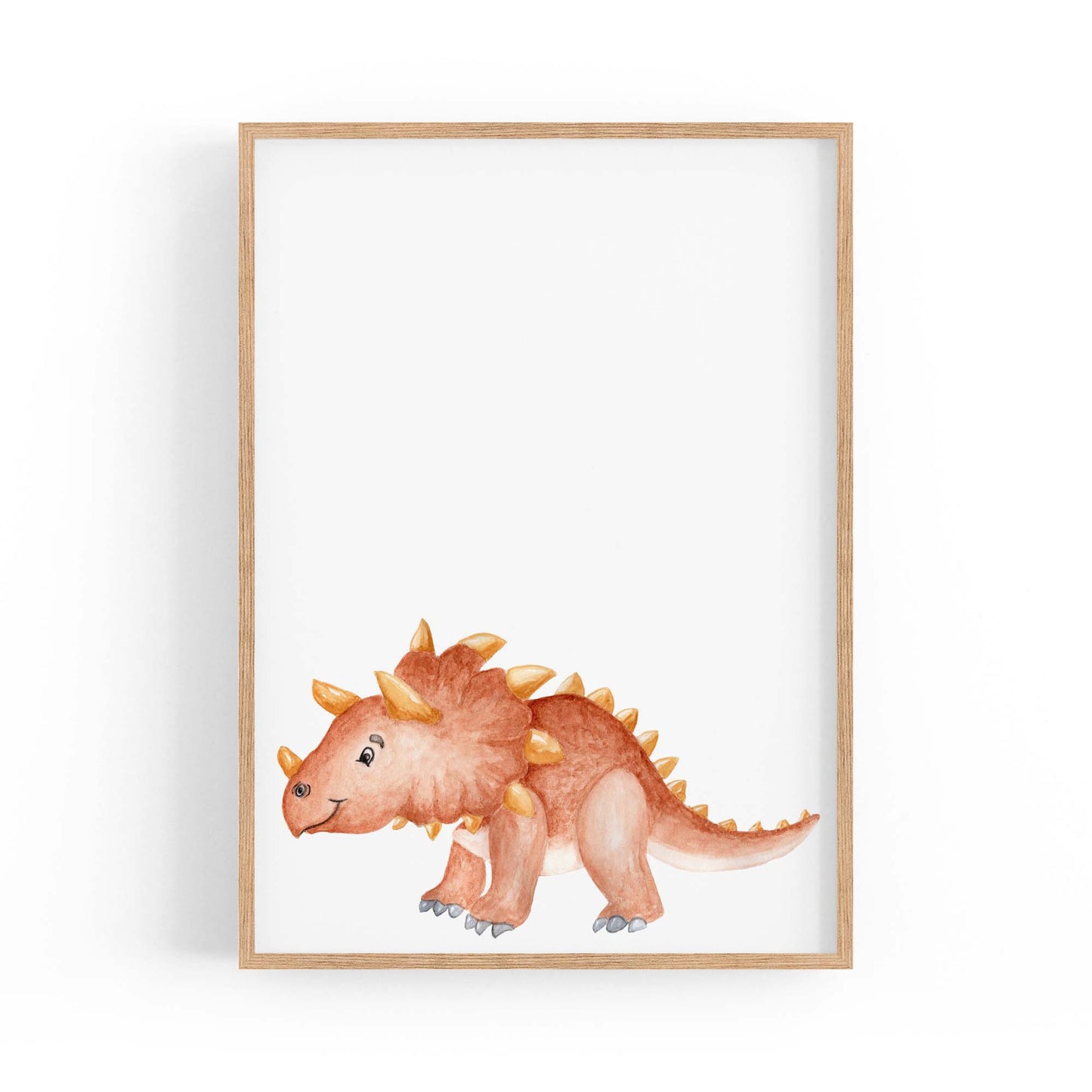 Cute Cartoon Dinosaur Boys Bedroom Wall Art #14 - The Affordable Art Company