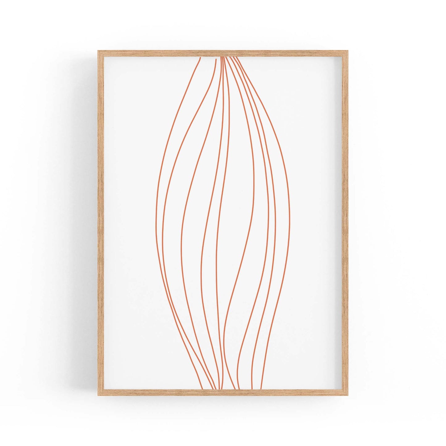 Abstract Line Artwork Minimal Modern Wall Art #2 - The Affordable Art Company