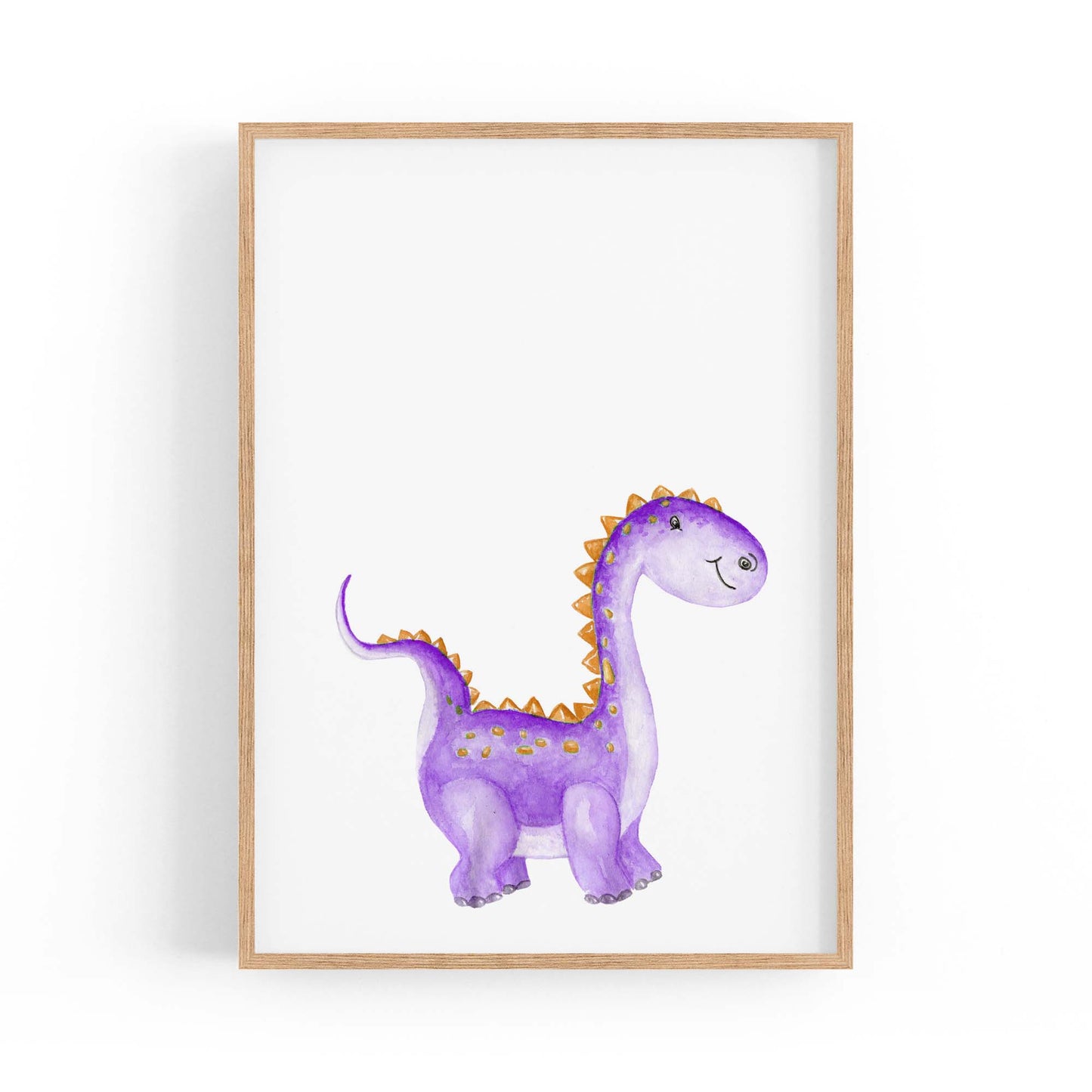 Cute Cartoon Dinosaur Boys Bedroom Wall Art #3 - The Affordable Art Company