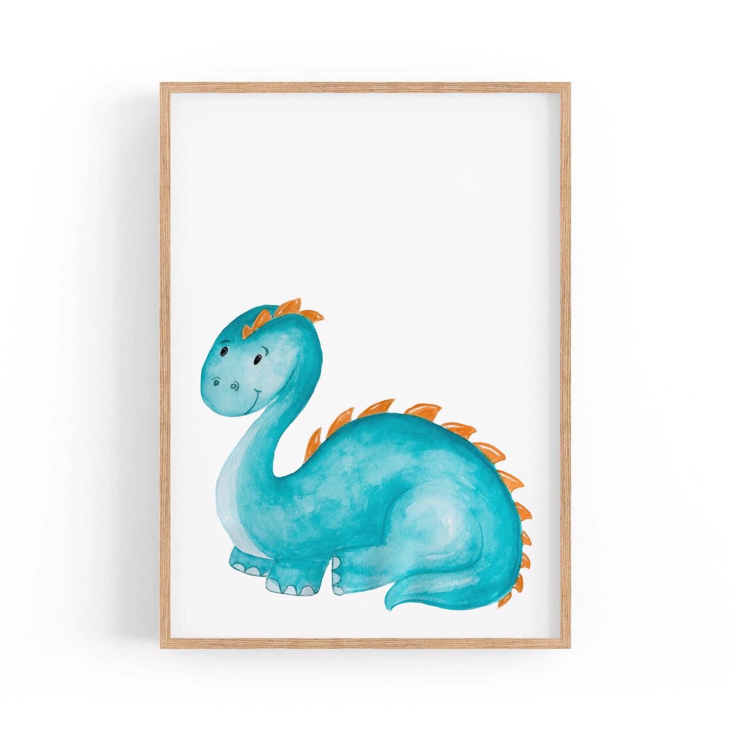 Cute Cartoon Dinosaur Boys Bedroom Wall Art #7 - The Affordable Art Company