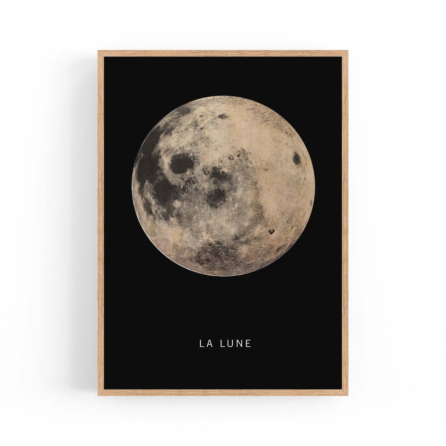 The Moon Space Science Photograph Wall Art - The Affordable Art Company