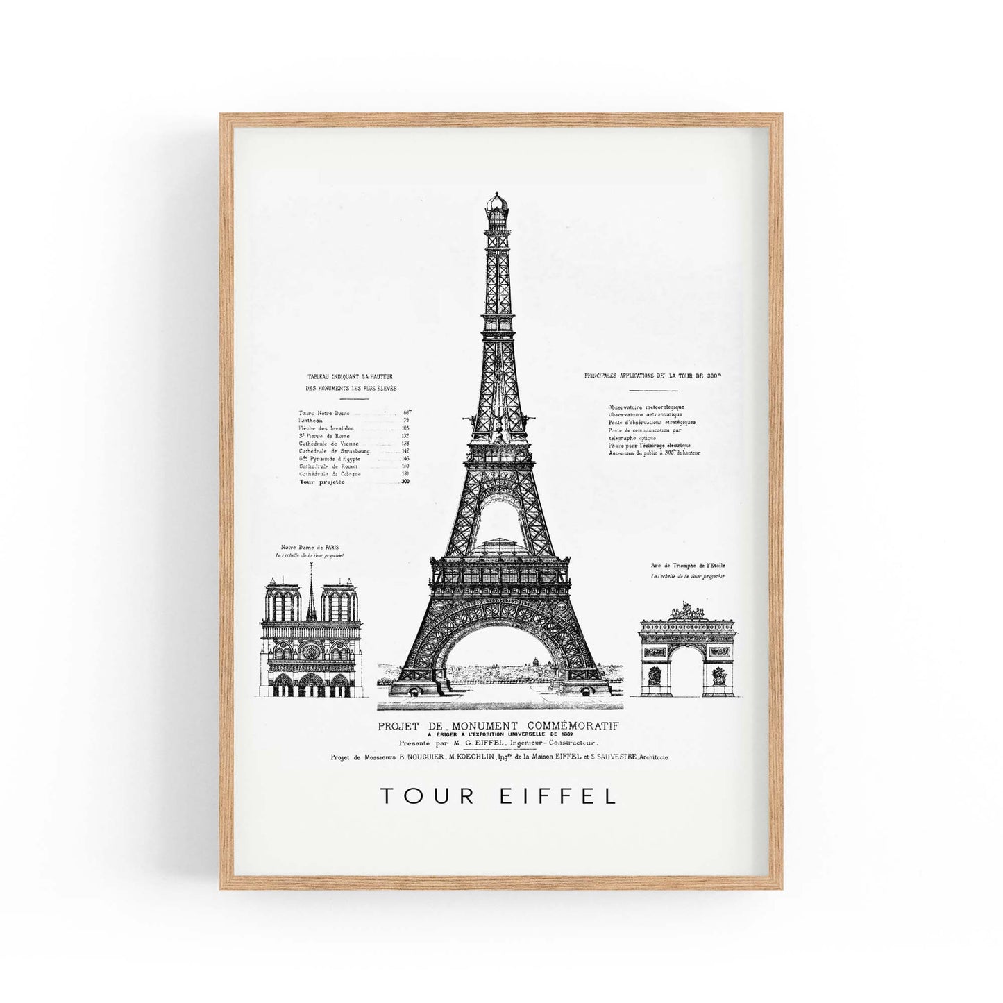 Eiffel Tower, Paris France Artwork Decor Wall Art #1 - The Affordable Art Company