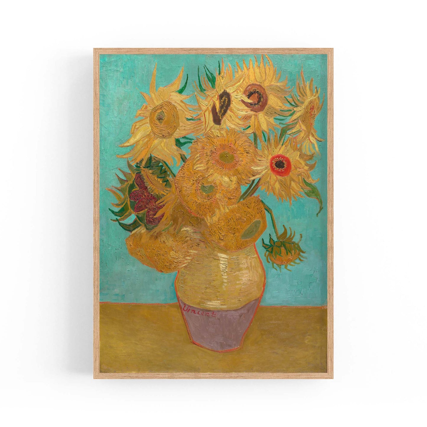 Sunflowers by Vincent Van Gogh Painting Wall Art - The Affordable Art Company