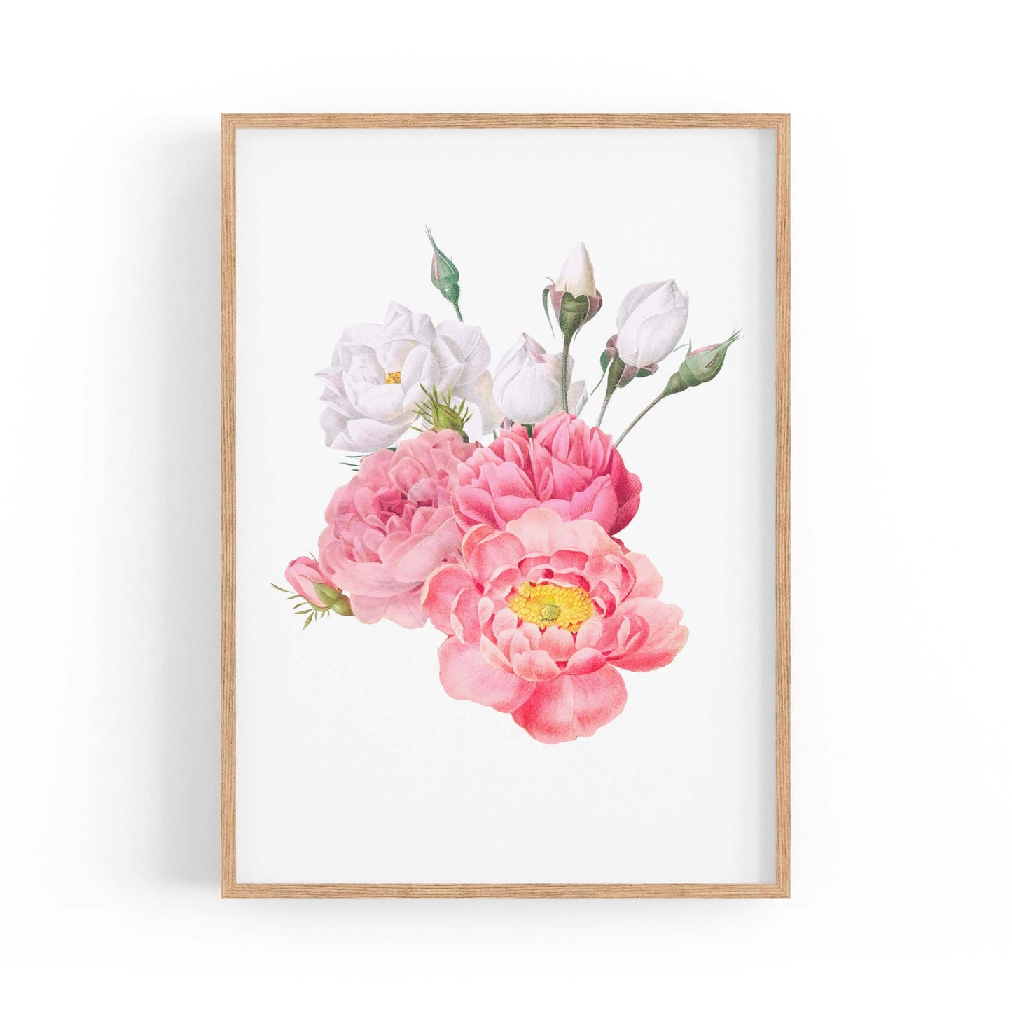 Botanical Flower Painting Floral Kitchen Wall Art #6 - The Affordable Art Company