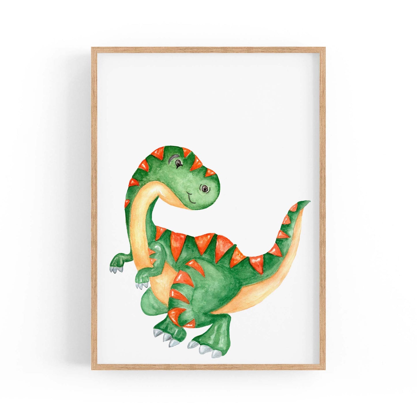 Cute Cartoon Dinosaur Boys Bedroom Wall Art #16 - The Affordable Art Company