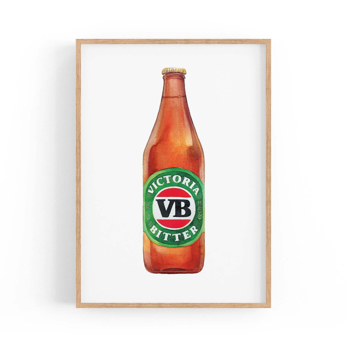 Victoria Bitter Longneck Painting Wall Art - The Affordable Art Company