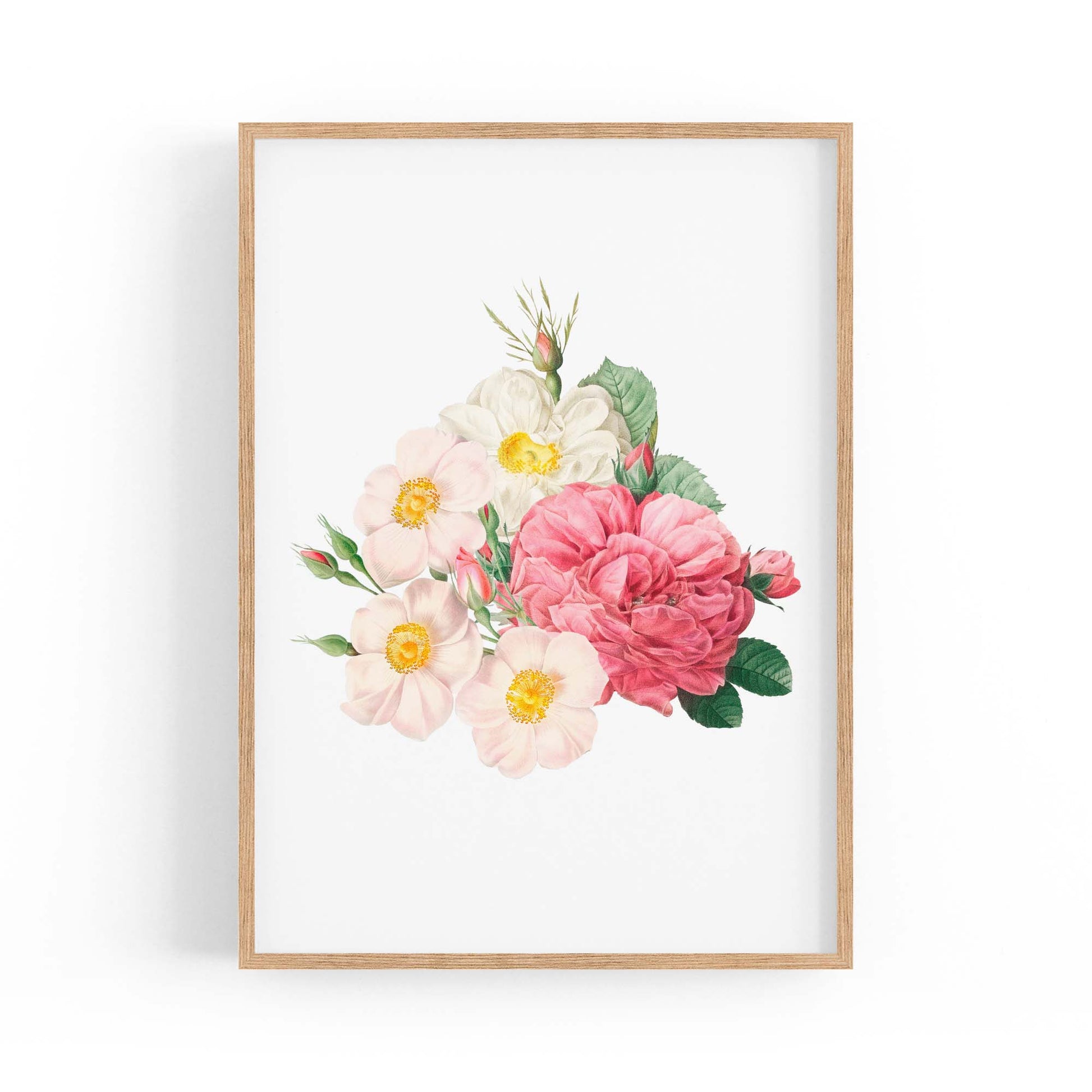 Botanical Flower Painting Floral Kitchen Wall Art #5 - The Affordable Art Company