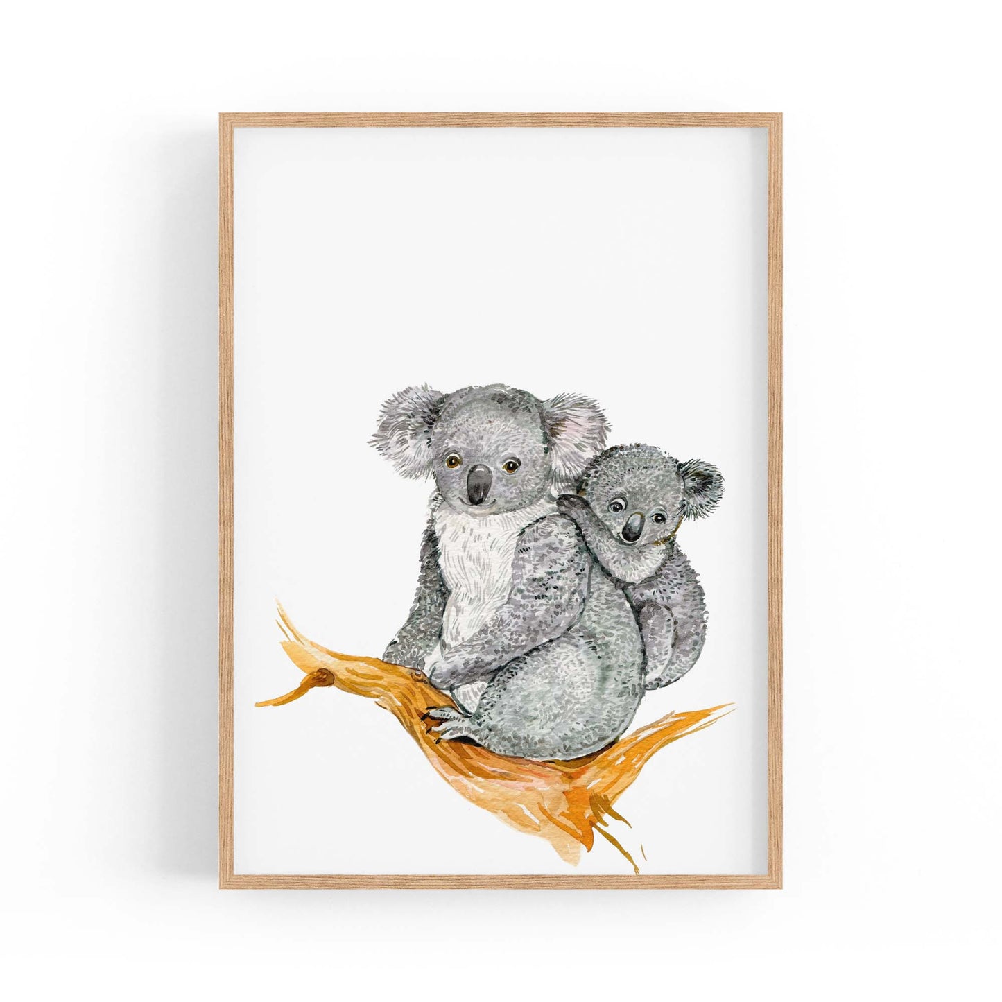 Australian Koala Painting Animal Nursery Wall Art #1 - The Affordable Art Company