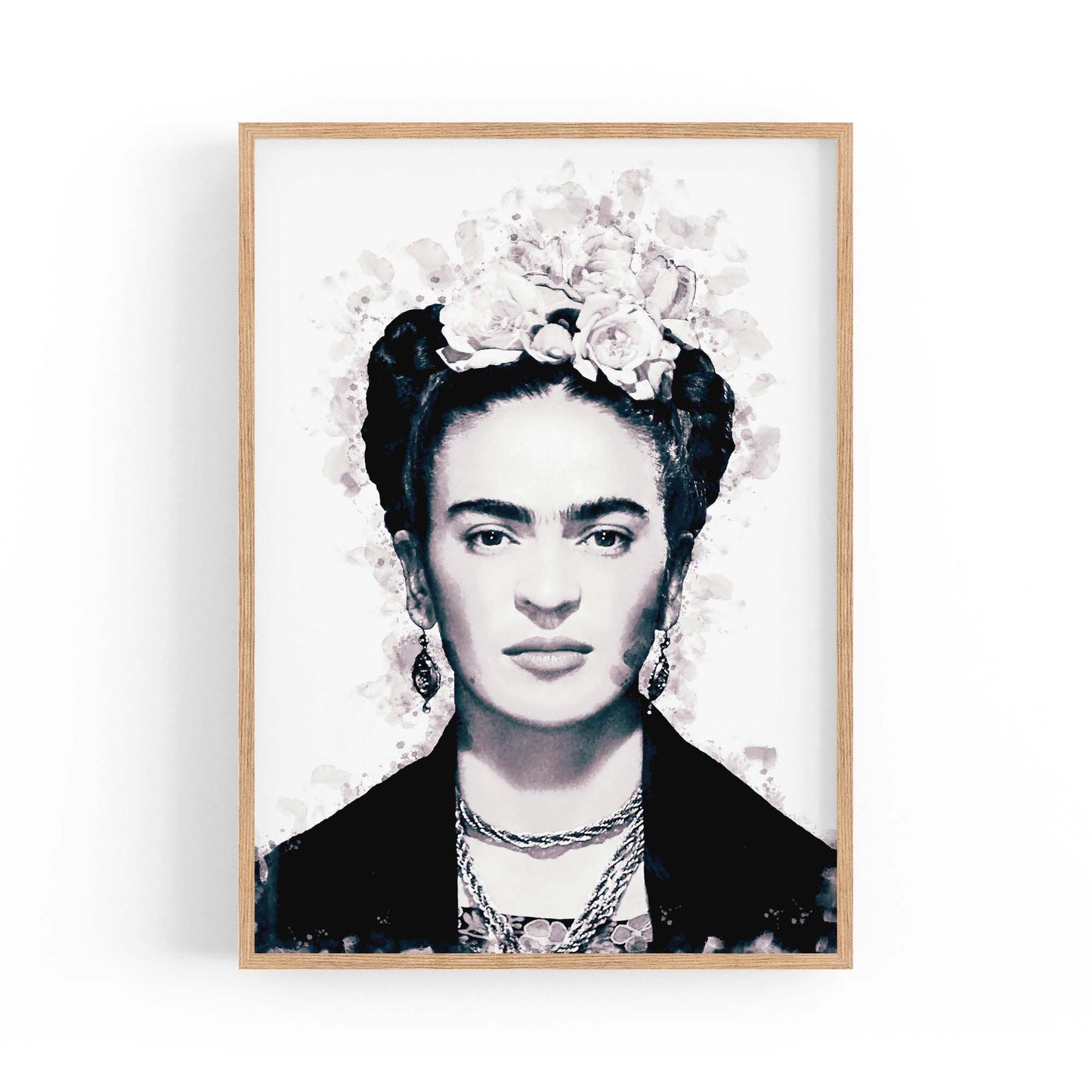 Minimal Frida Kahlo Fashion Girls Bedroom Wall Art - The Affordable Art Company