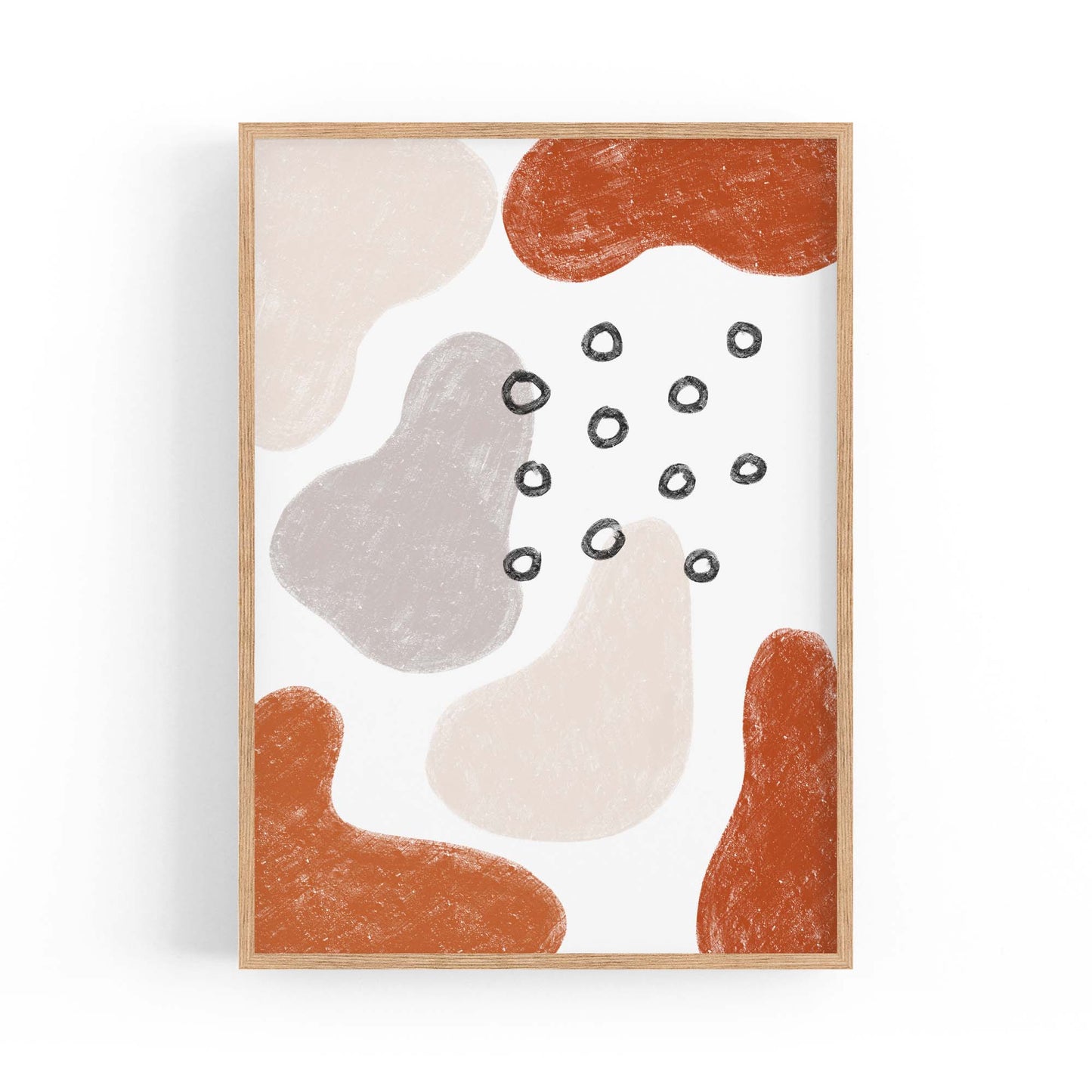 Modern Abstract Shape Minimal Retro Wall Art #13 - The Affordable Art Company