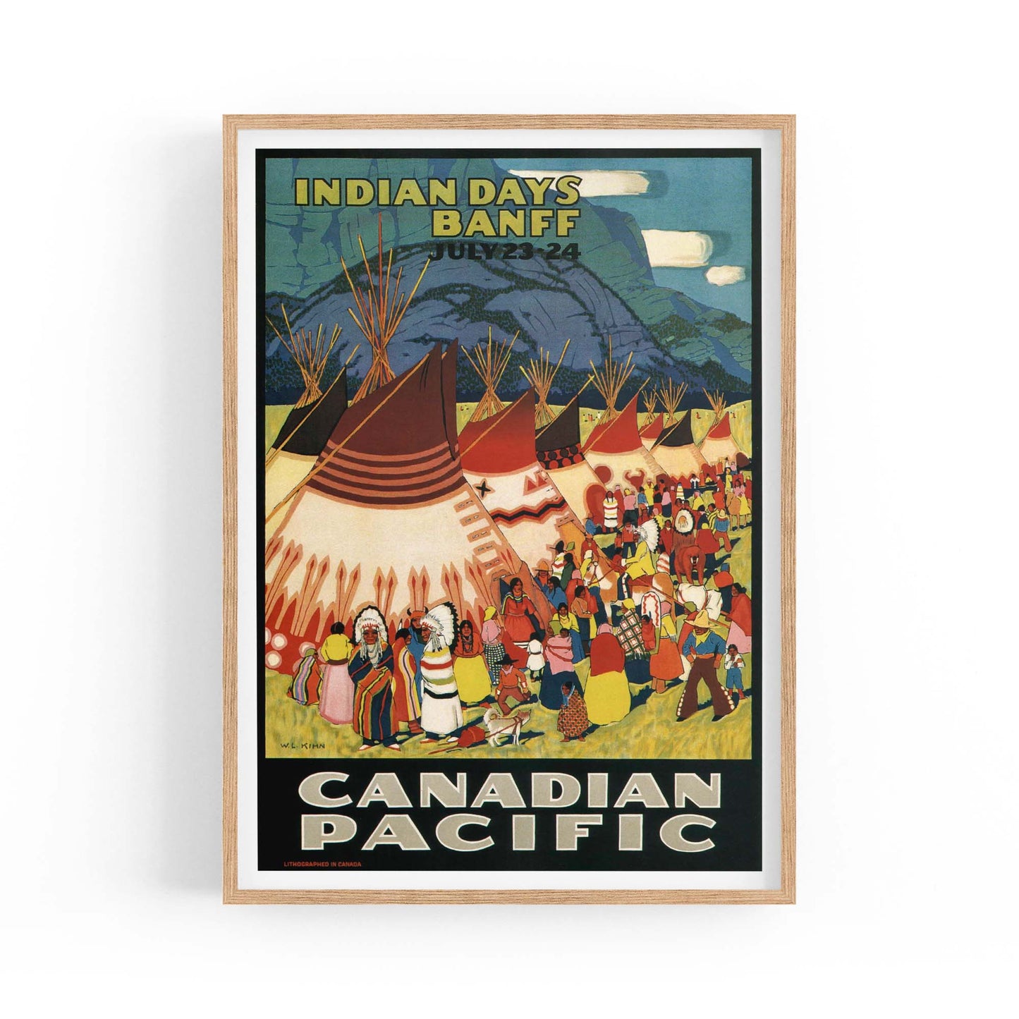 Canadian Pacific Vintage Shipping Advert Wall Art #5 - The Affordable Art Company