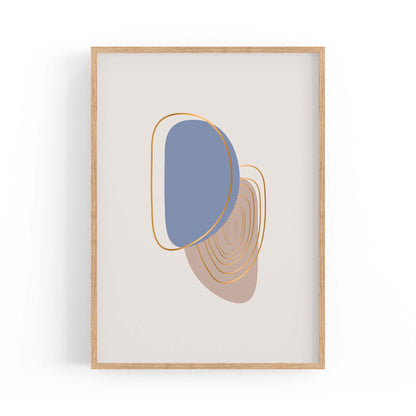Pale Abstract Shapes Wall Art #6 - The Affordable Art Company