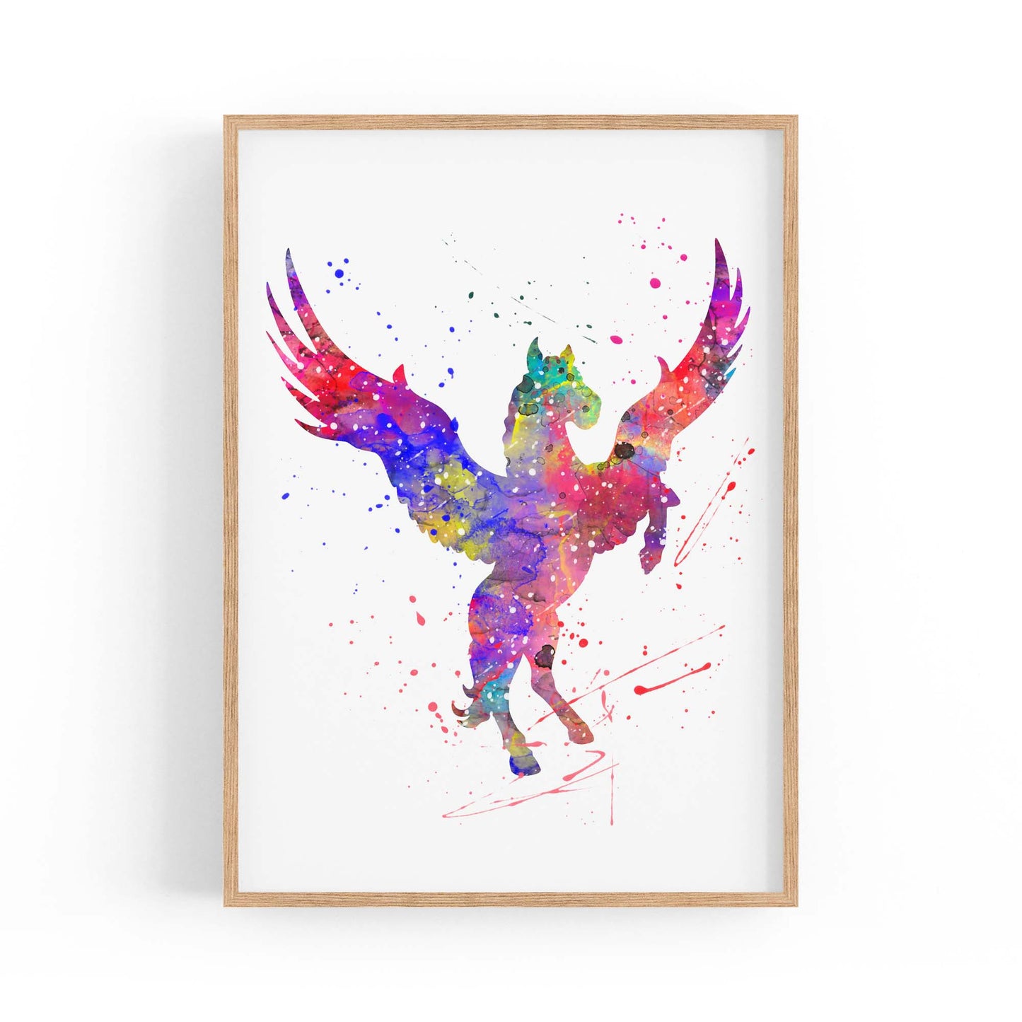 Pegasus Nursery Animal Fantasy Wall Art - The Affordable Art Company
