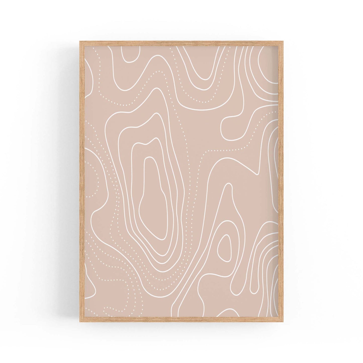Calm Abstract Minimal Pastel Modern Wall Art #5 - The Affordable Art Company