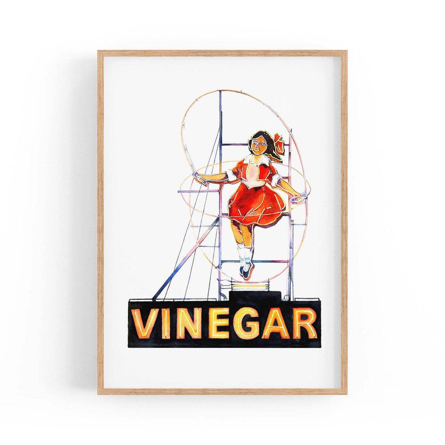Vinegar Girl Richmond Melbourne Wall Art - The Affordable Art Company