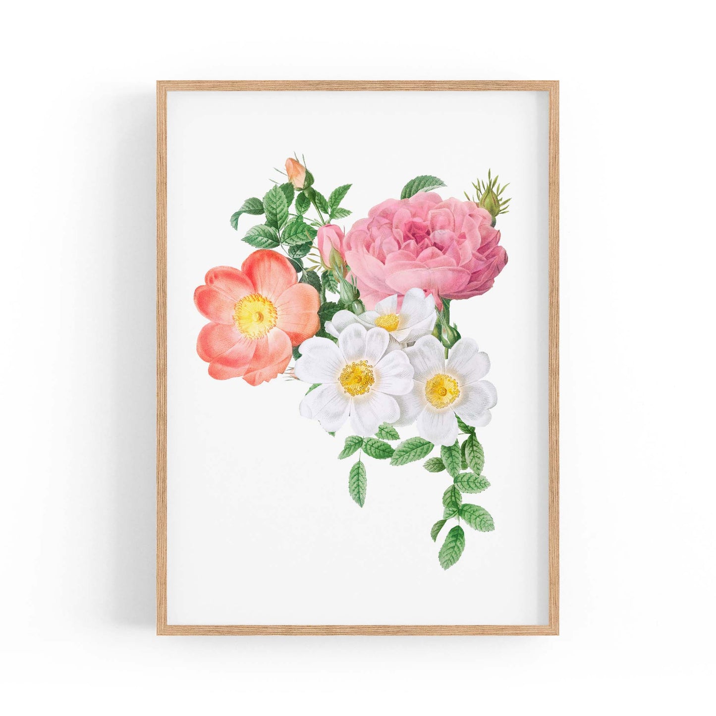 Botanical Flower Painting Floral Kitchen Wall Art #1 - The Affordable Art Company