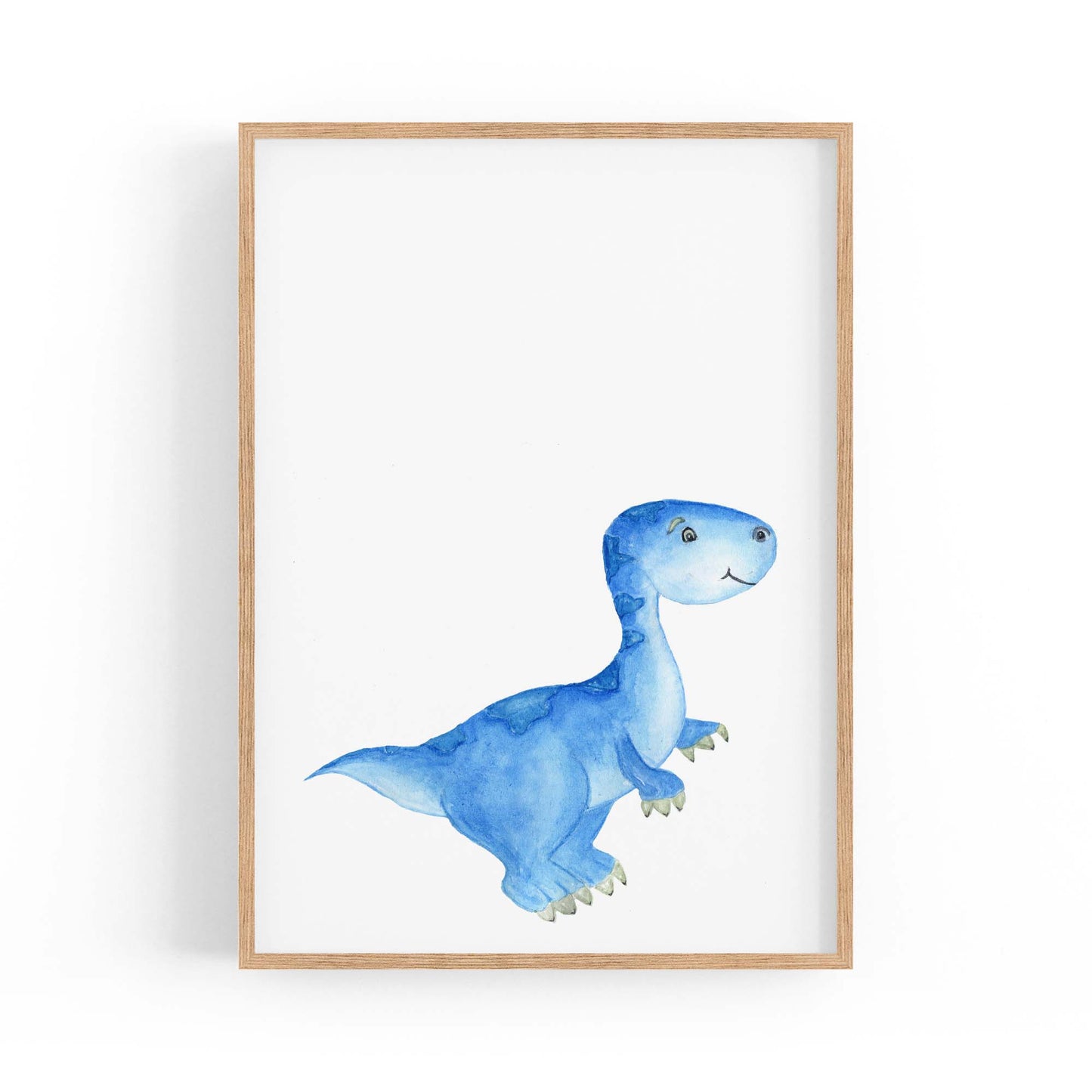 Cute Cartoon Dinosaur Boys Bedroom Wall Art #2 - The Affordable Art Company