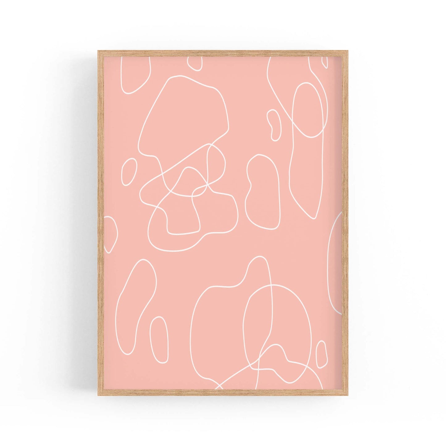 Calm Abstract Minimal Pastel Modern Wall Art #3 - The Affordable Art Company
