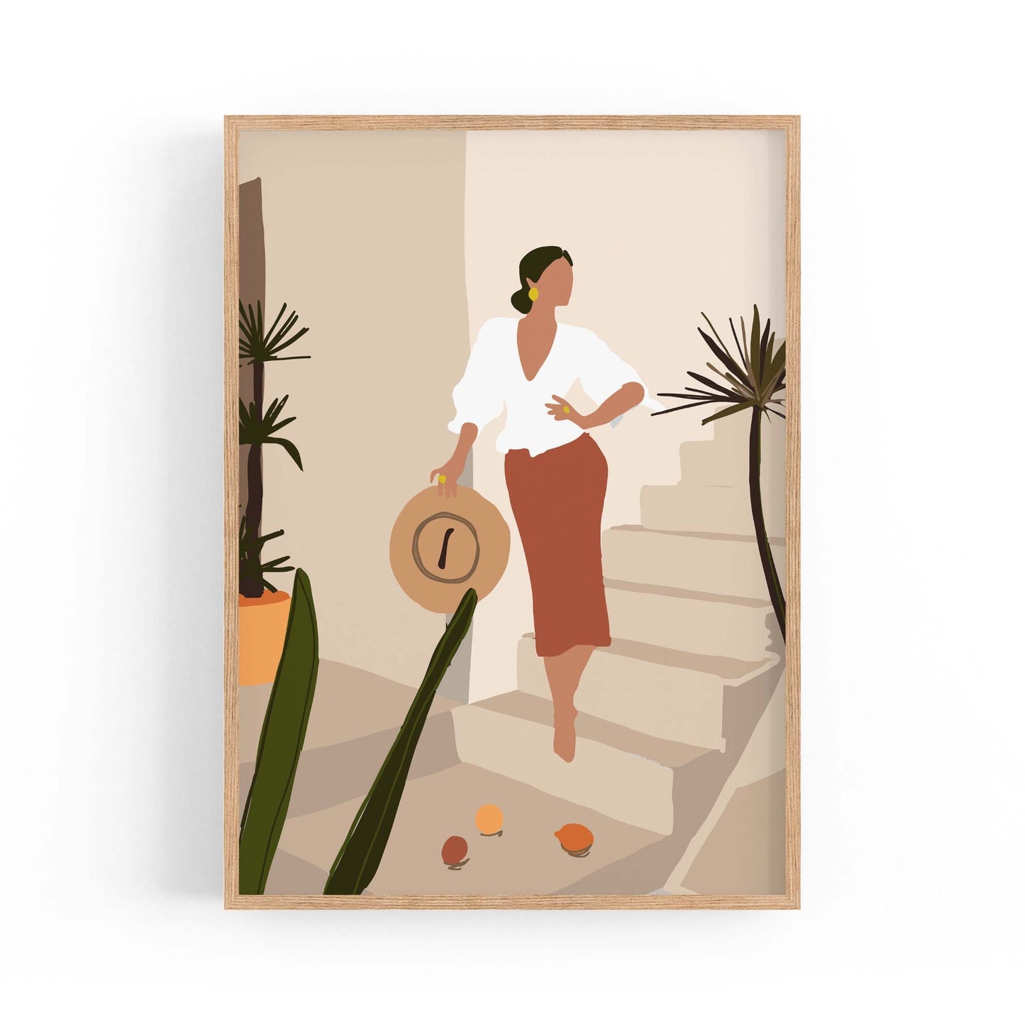 Fashion Minimal Retro Girls Bedroom Wall Art #4 - The Affordable Art Company