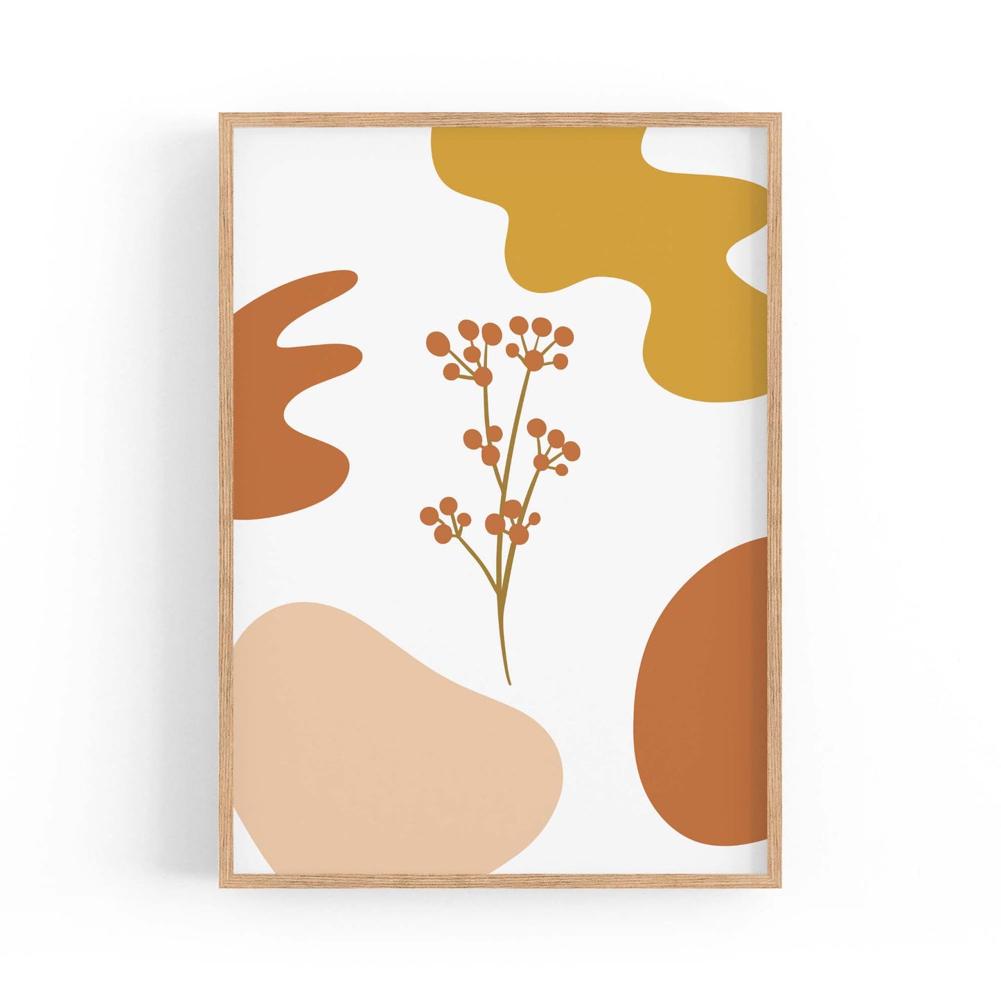 Minimal Berries Abstract Kitchen Wall Art - The Affordable Art Company