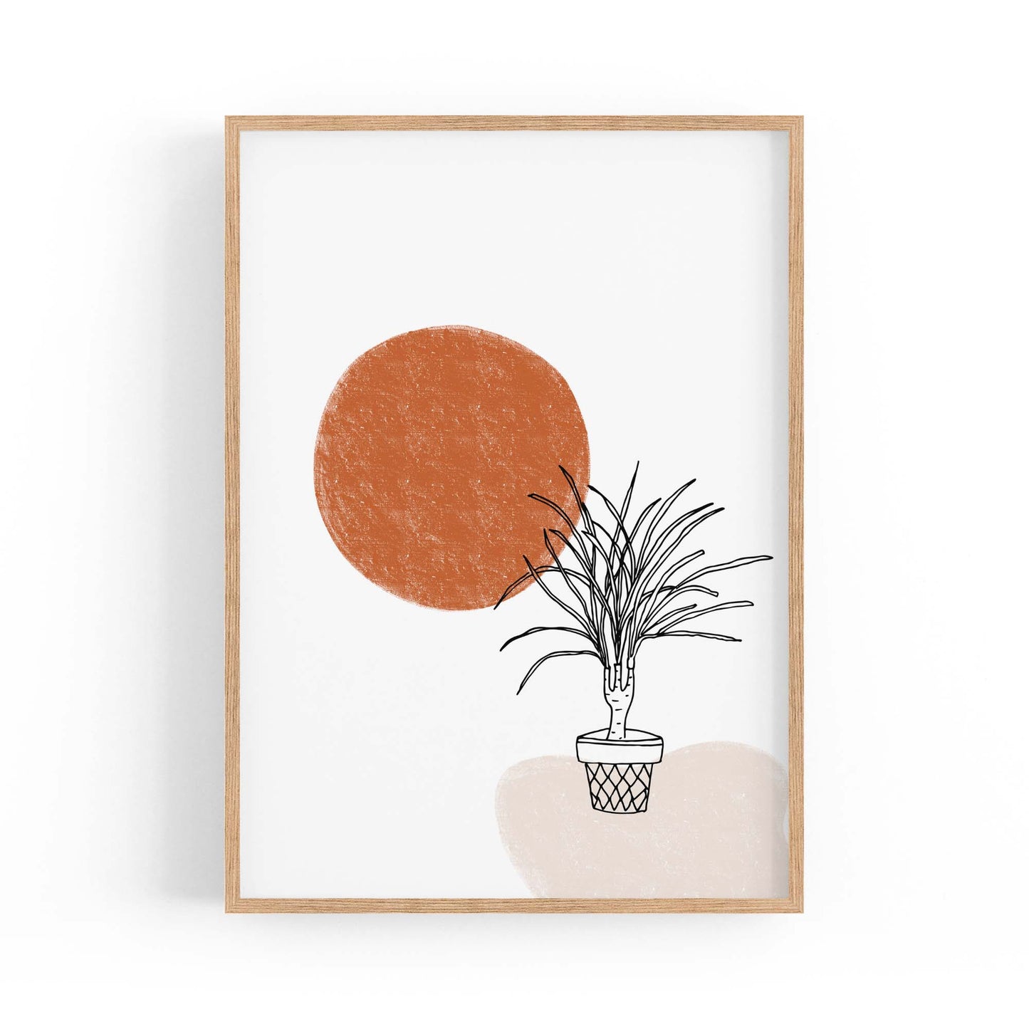 Modern Abstract Shape Minimal Retro Wall Art #16 - The Affordable Art Company