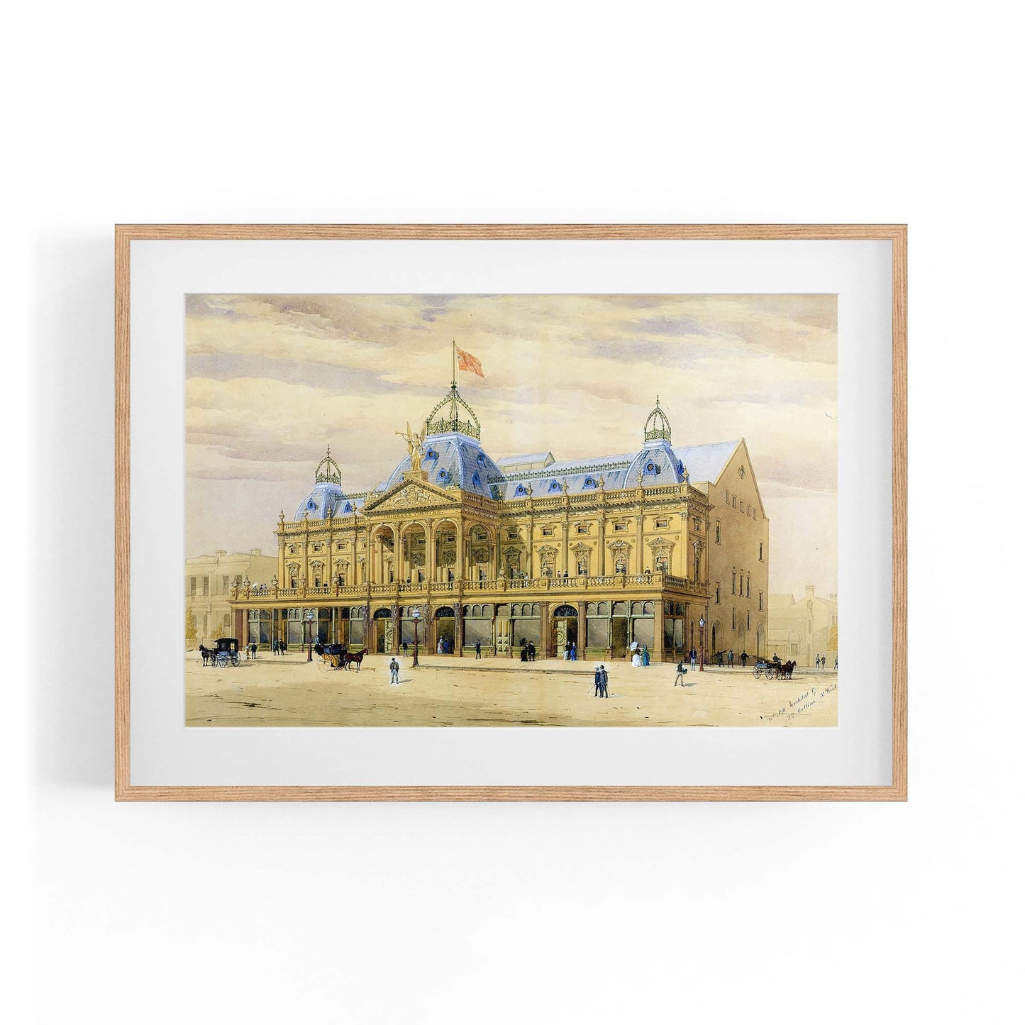Princess Theatre Melbourne Vintage Wall Art #1 - The Affordable Art Company