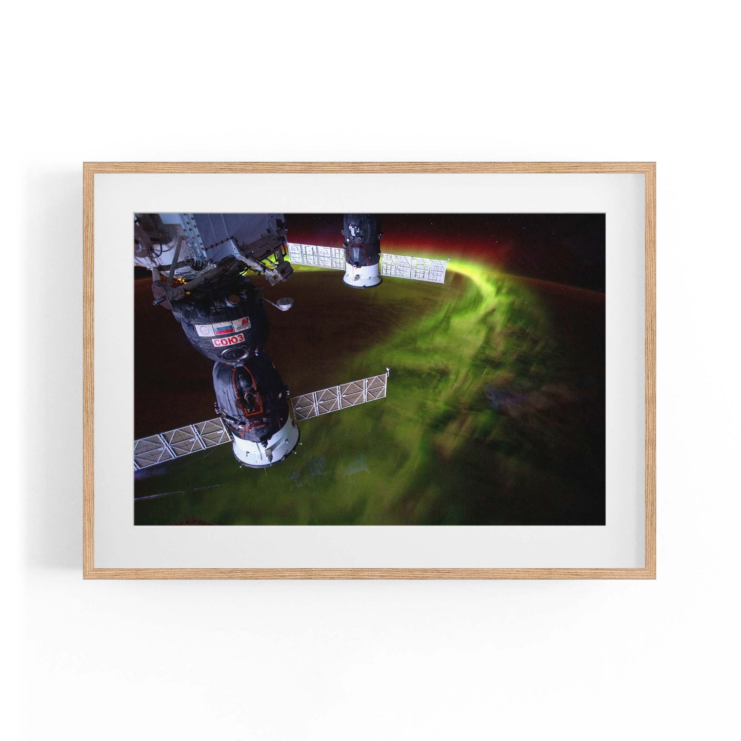 Aurora Australis Photograph Space Wall Art - The Affordable Art Company