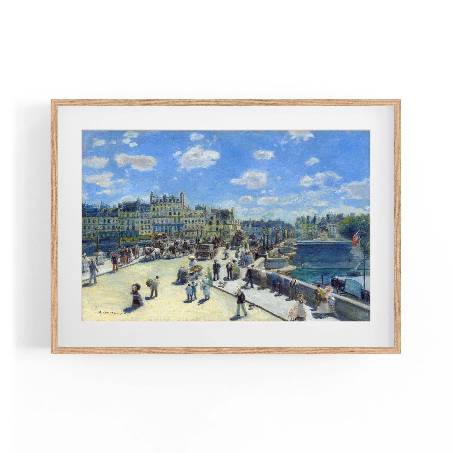 Pont Neuf, Renoir Famous Painting Wall Art - The Affordable Art Company