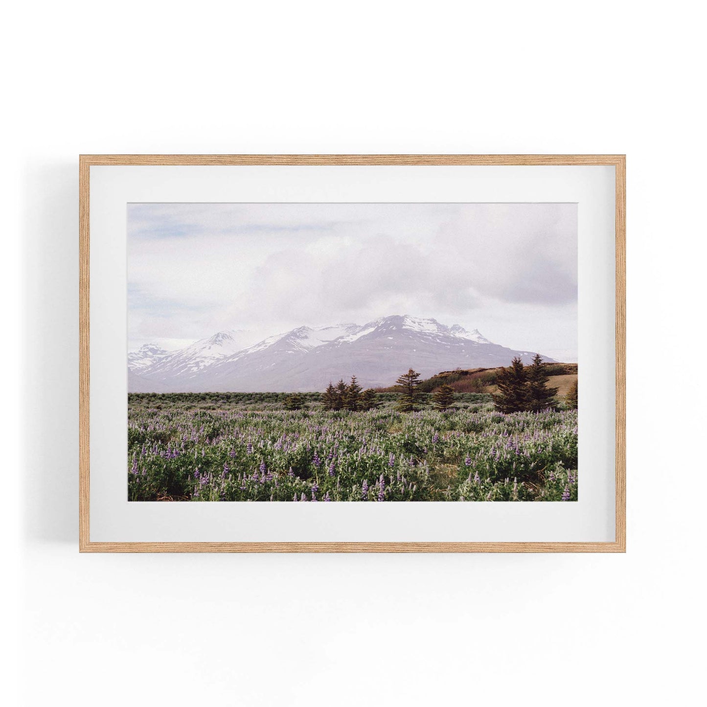 Calm Winter Landscape Photograph Wall Art - The Affordable Art Company