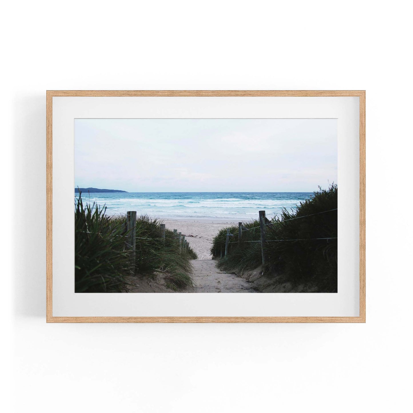 Coastal Beach Photograph Landscape Wall Art - The Affordable Art Company