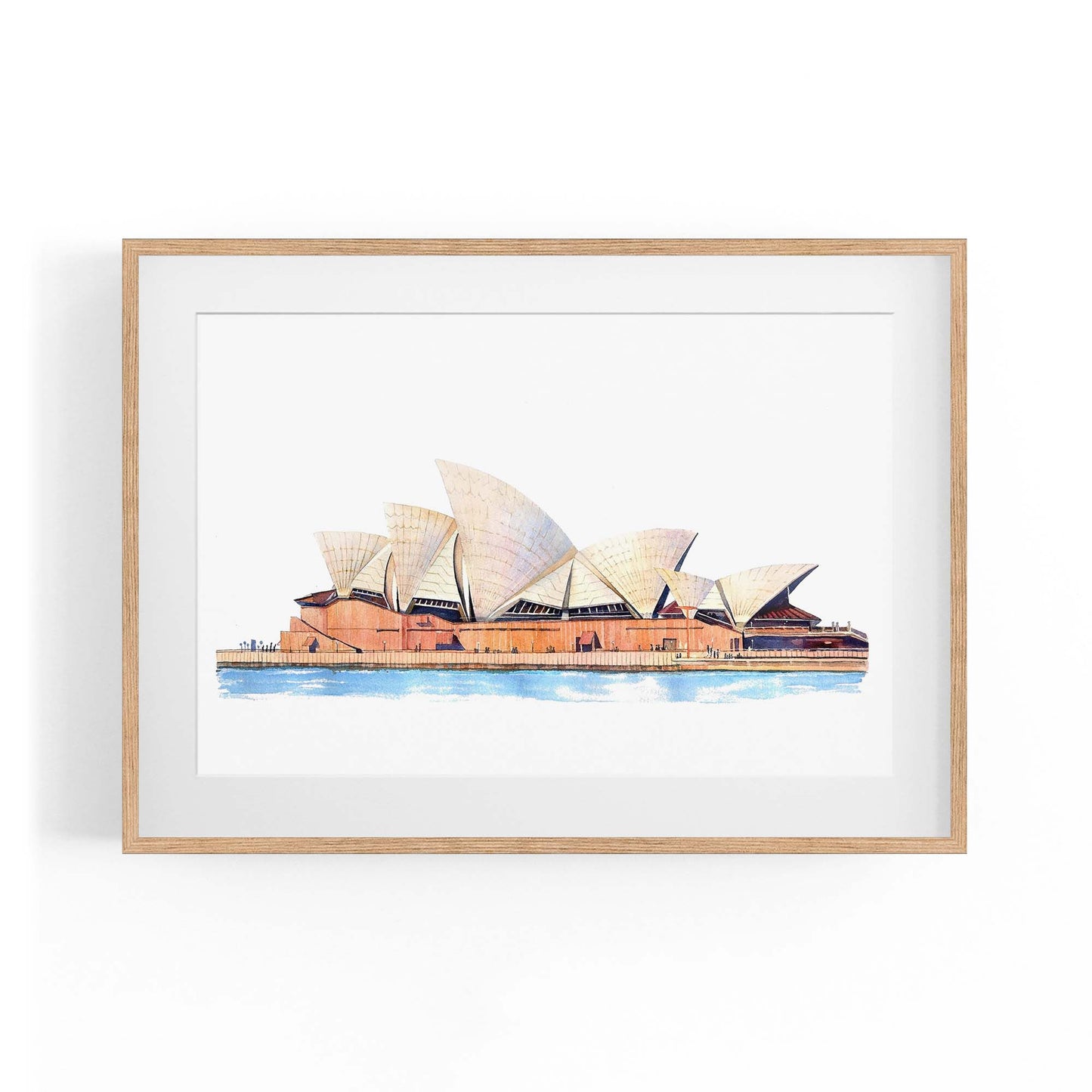 Sydney Opera House Painting Australian Wall Art - The Affordable Art Company