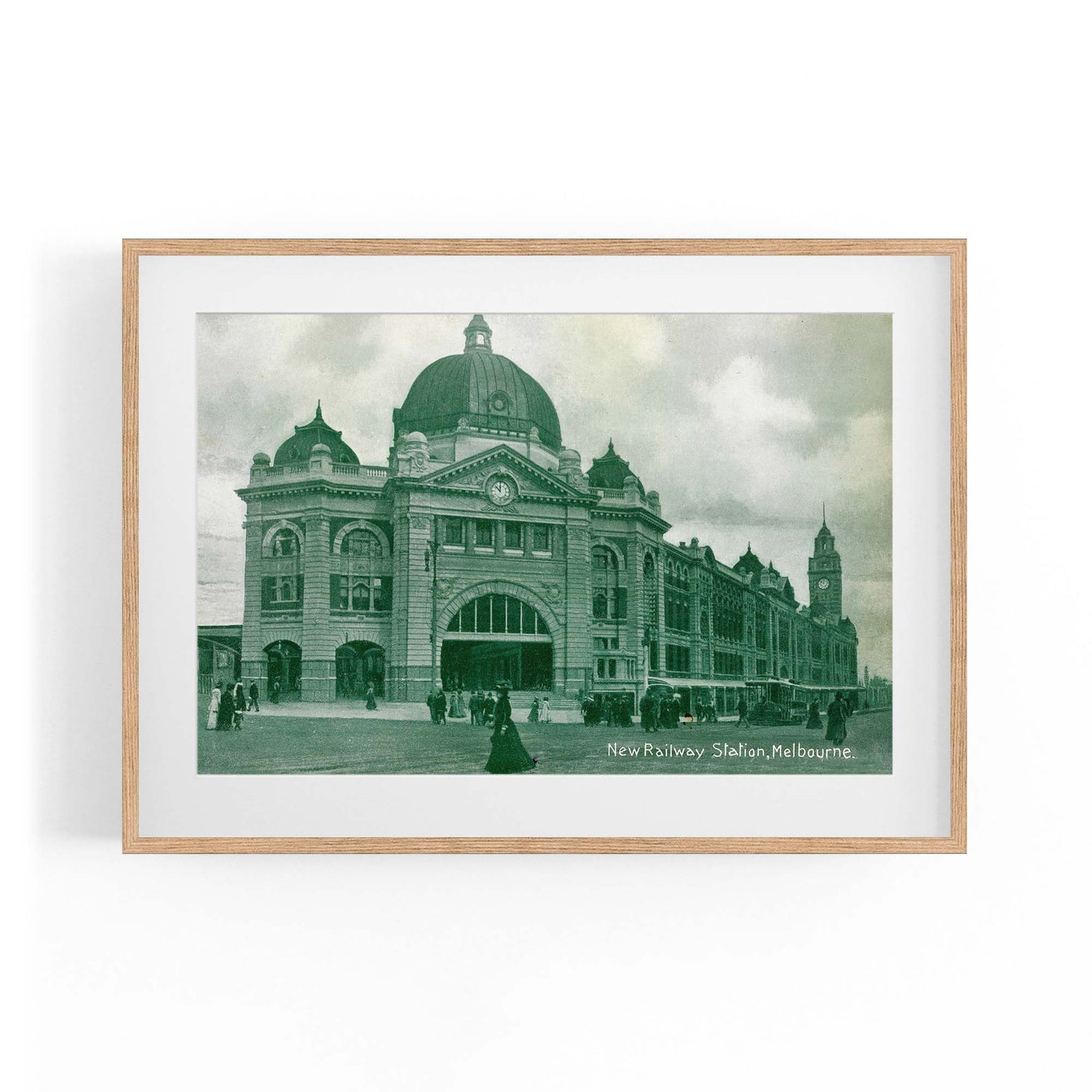 Flinders St Station Melbourne Vintage Photograph Art #4 - The Affordable Art Company