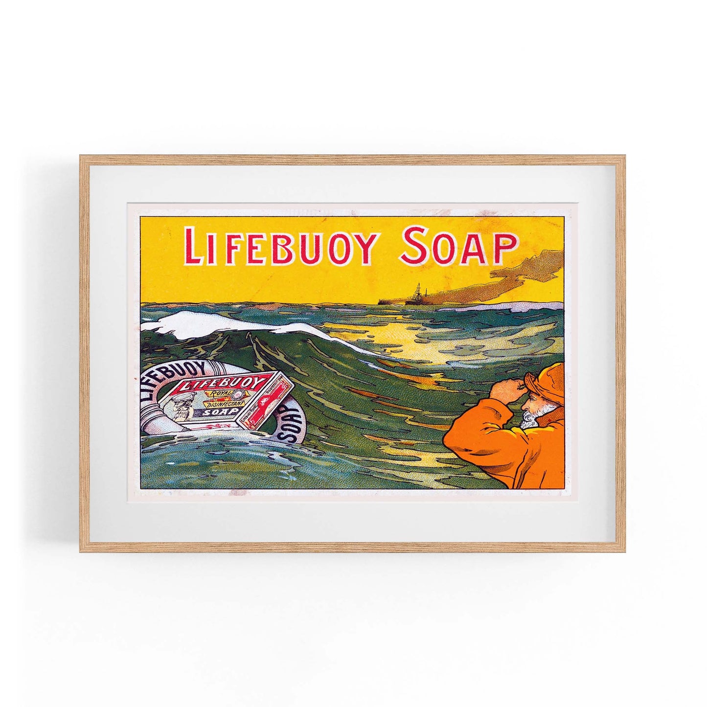Lifebuoy Soap Laundry Vintage Advert Wall Art - The Affordable Art Company