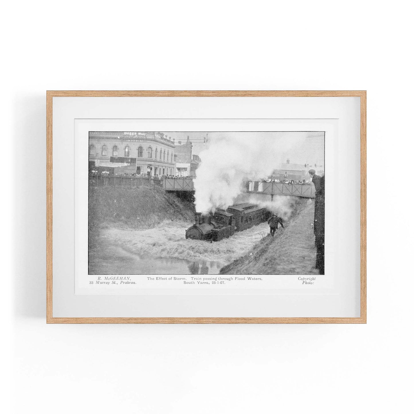 Prahran Station Vintage Photograph Wall Art - The Affordable Art Company