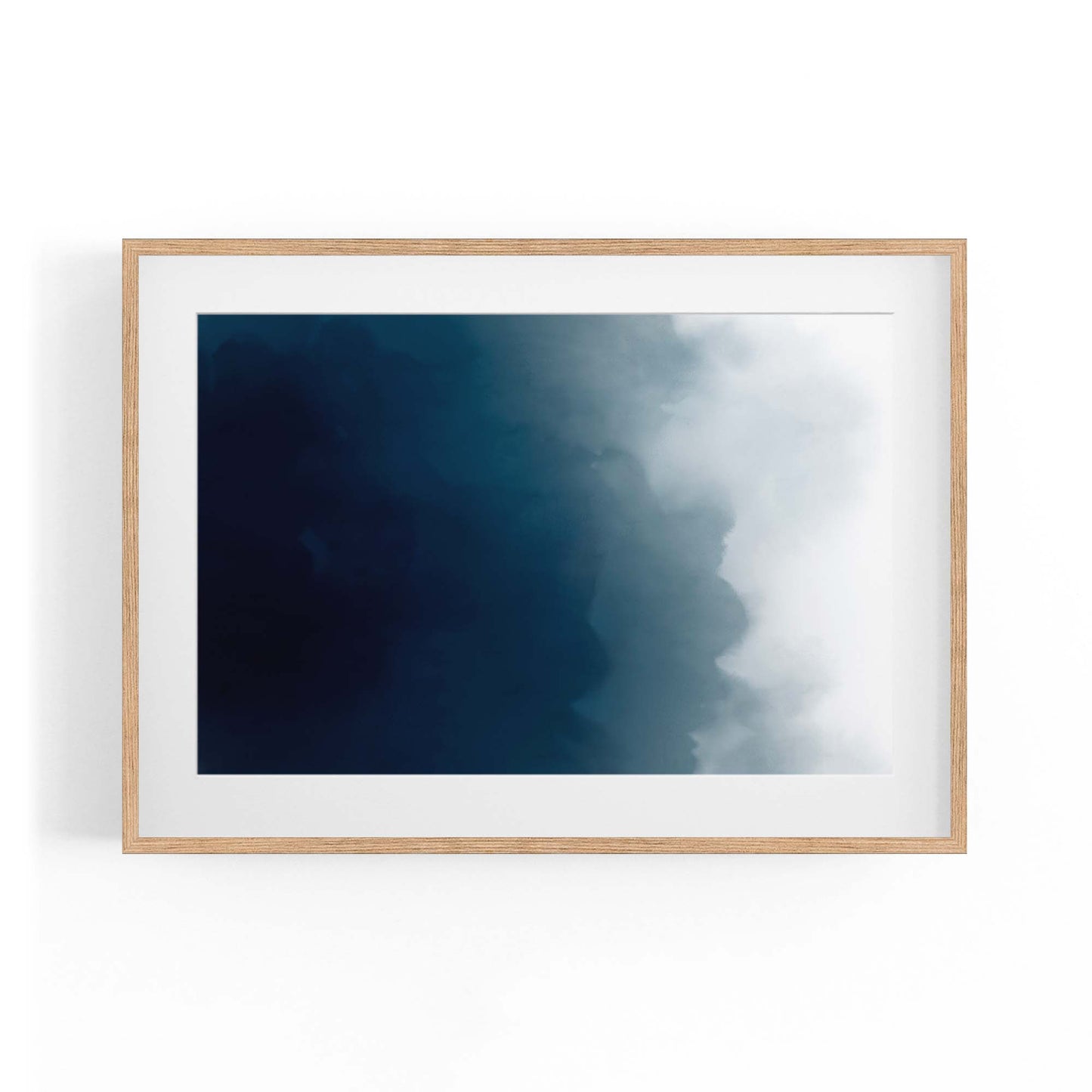 Minimal Blue Painting Abstract Modern Wall Art #17 - The Affordable Art Company