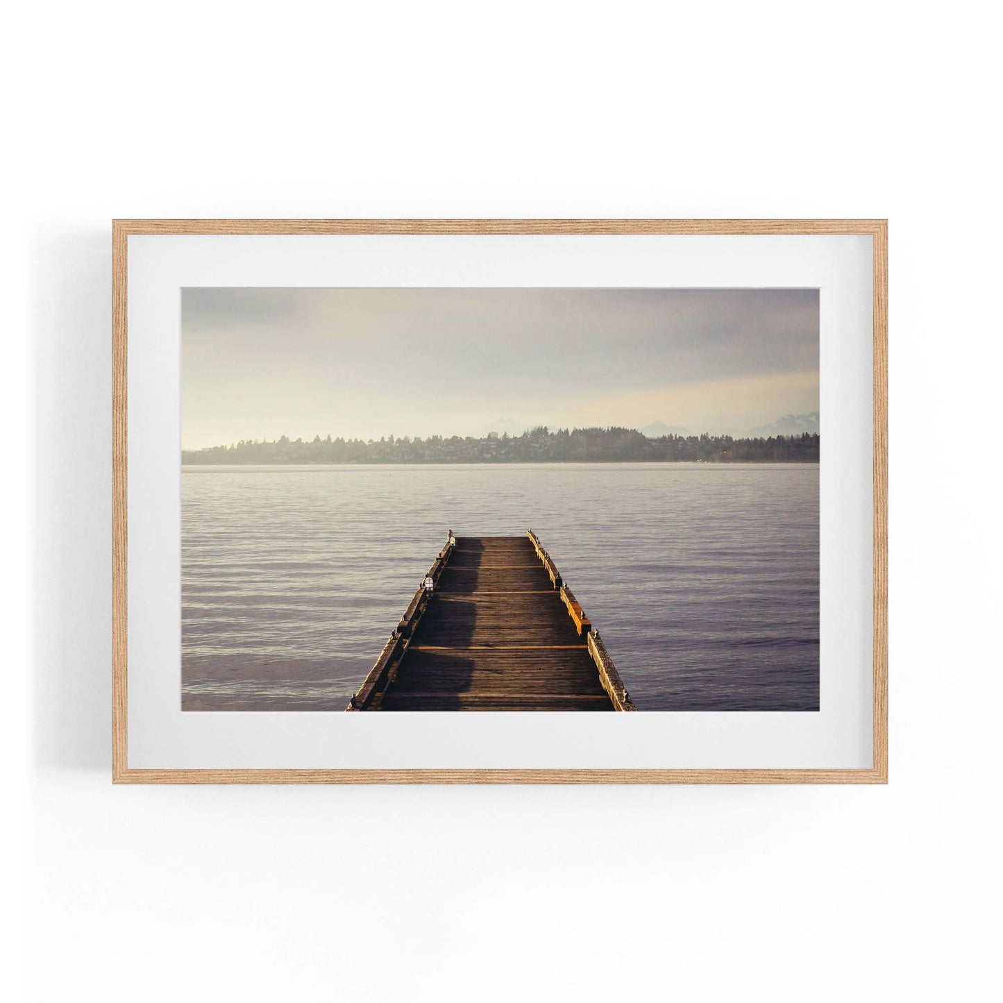 Calming Coast Landscape Photograph Wall Art - The Affordable Art Company