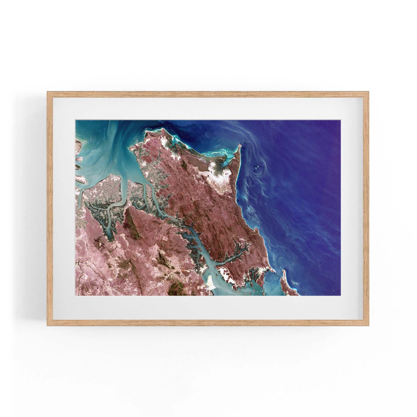 Cape Capricorn Aerial Photograph Australia Wall Art - The Affordable Art Company