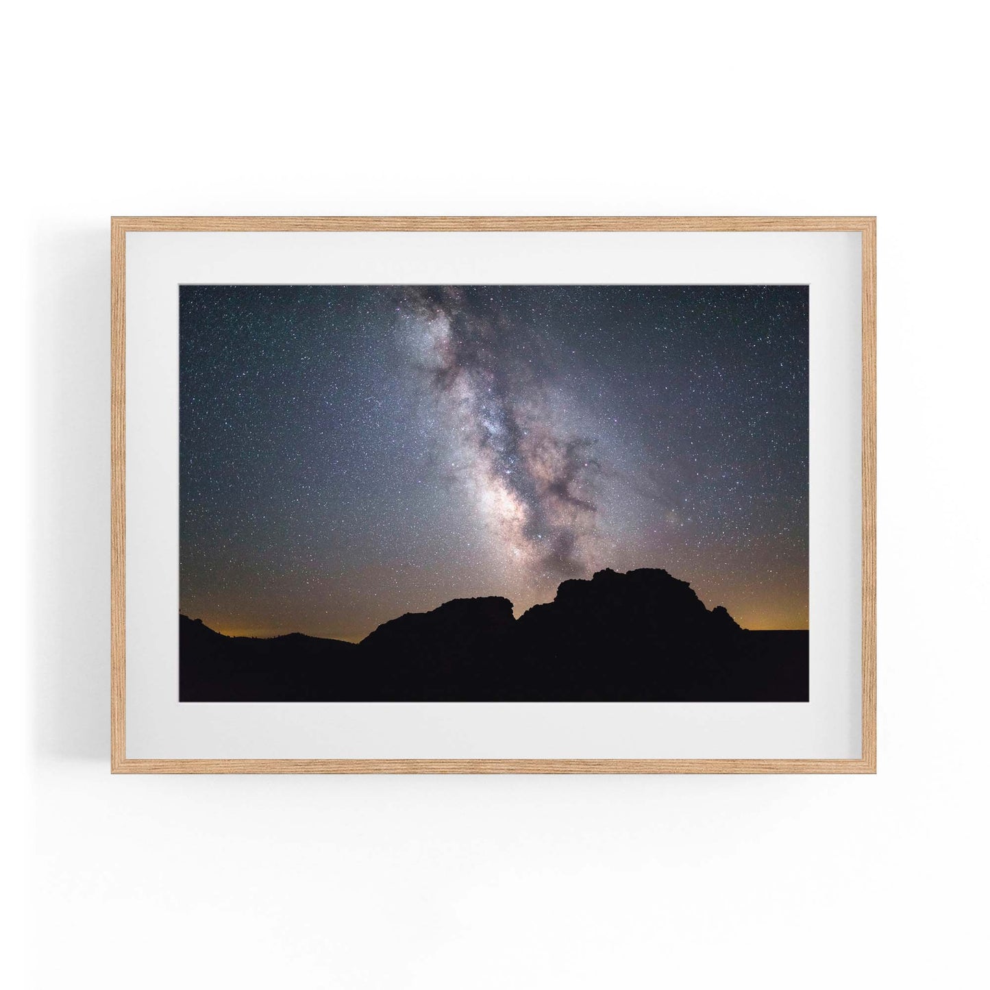 The Milky Way Night Sky Photograph Wall Art - The Affordable Art Company