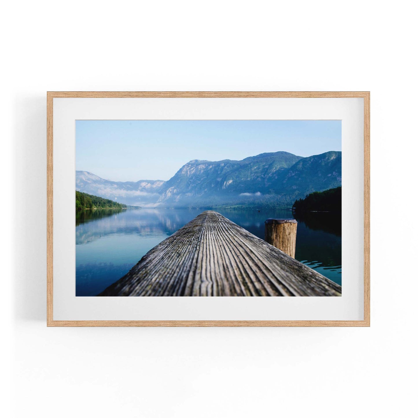 Lookout Lake Landscape Photograph Wall Art - The Affordable Art Company