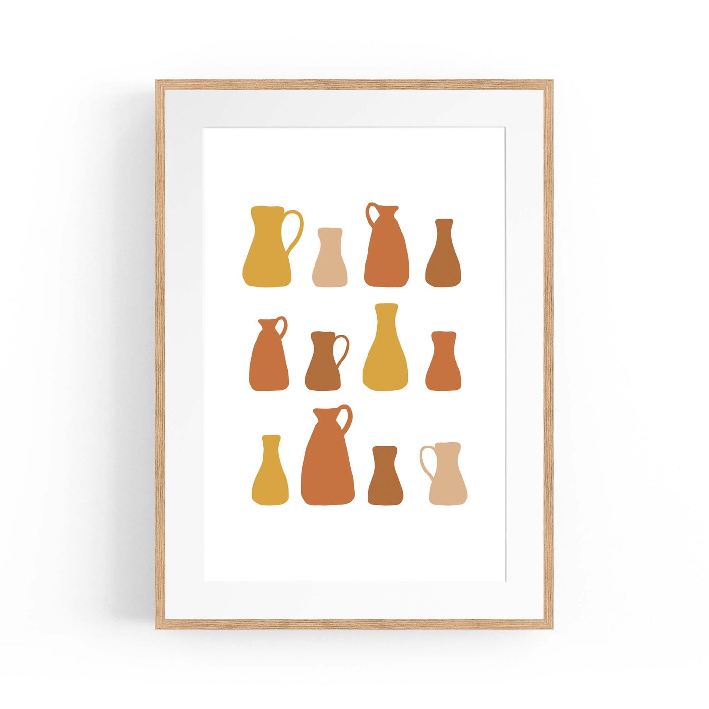 Terracotta Collection Kitchen Cafe Wall Art #2 - The Affordable Art Company