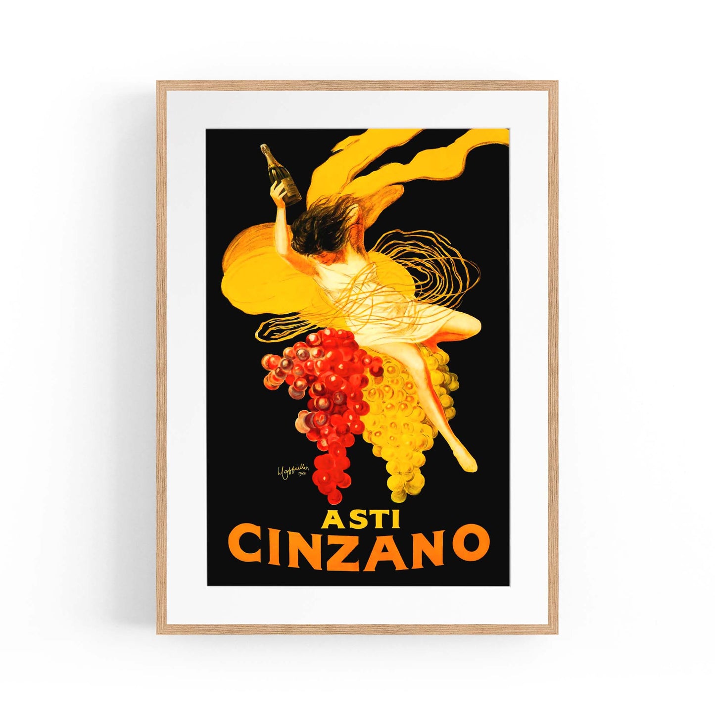 Asti Cinzano Vintage Advert Wall Art - The Affordable Art Company