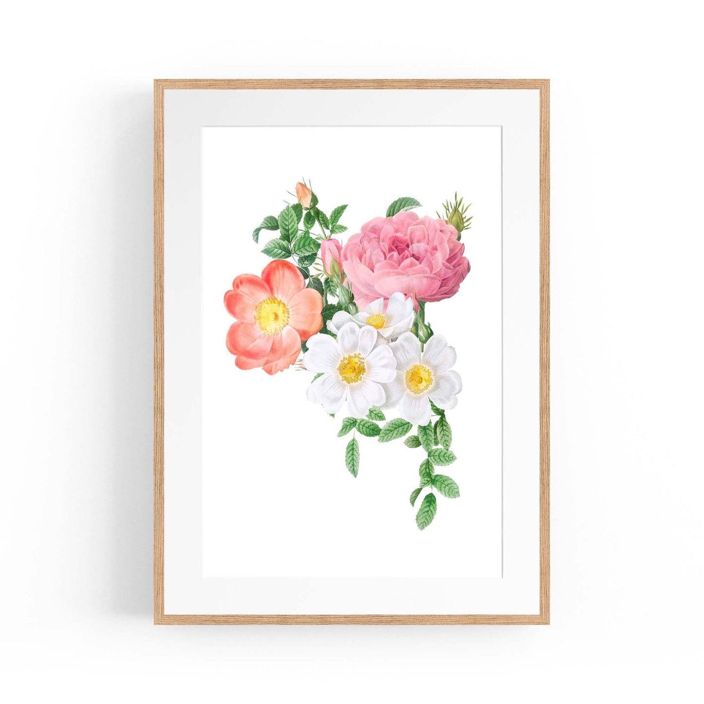 Botanical Flower Painting Floral Kitchen Wall Art #1 - The Affordable Art Company