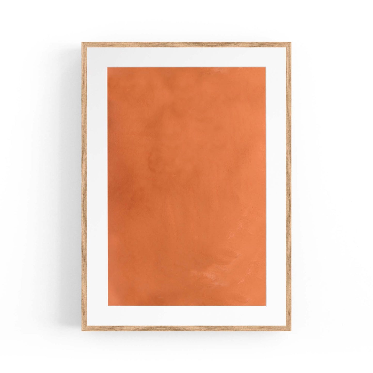 Terracotta Painting Abstract Minimal Wall Art #2 - The Affordable Art Company