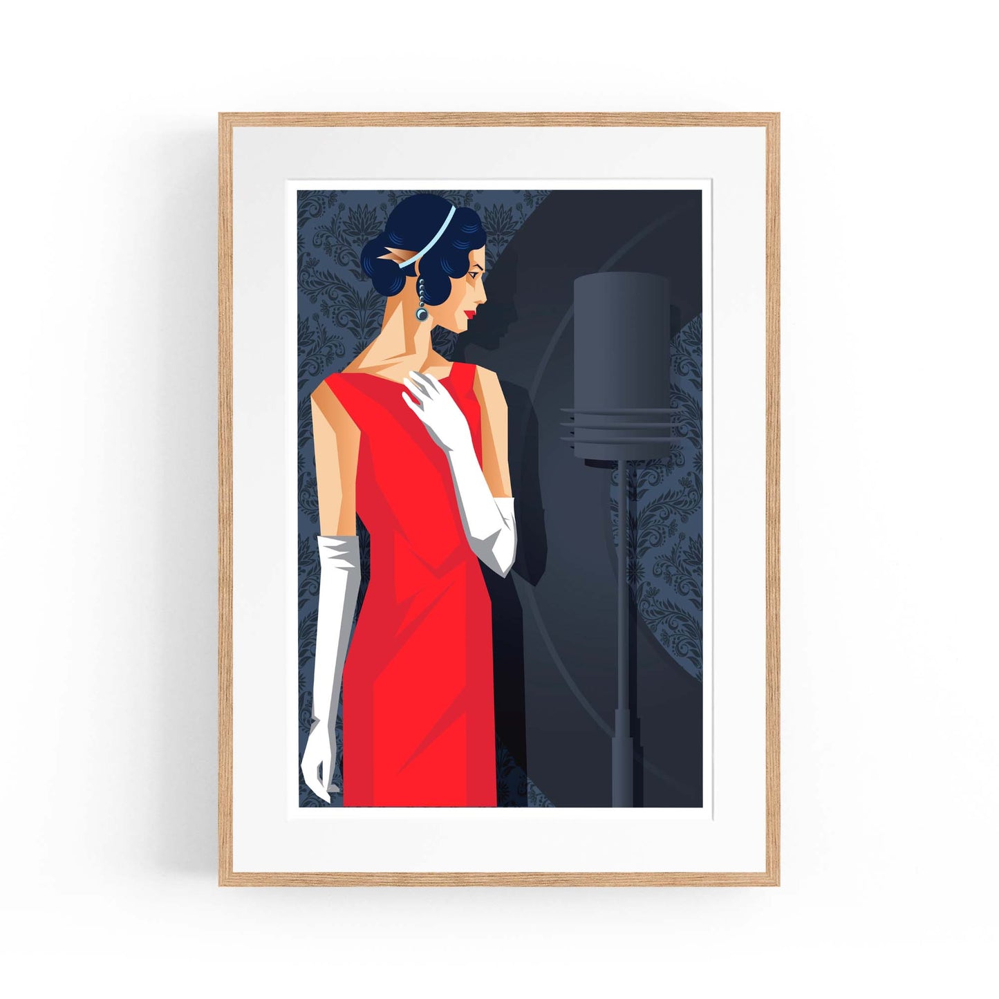 Art Deco New York Fashion Retro Vintage Wall Art #5 - The Affordable Art Company